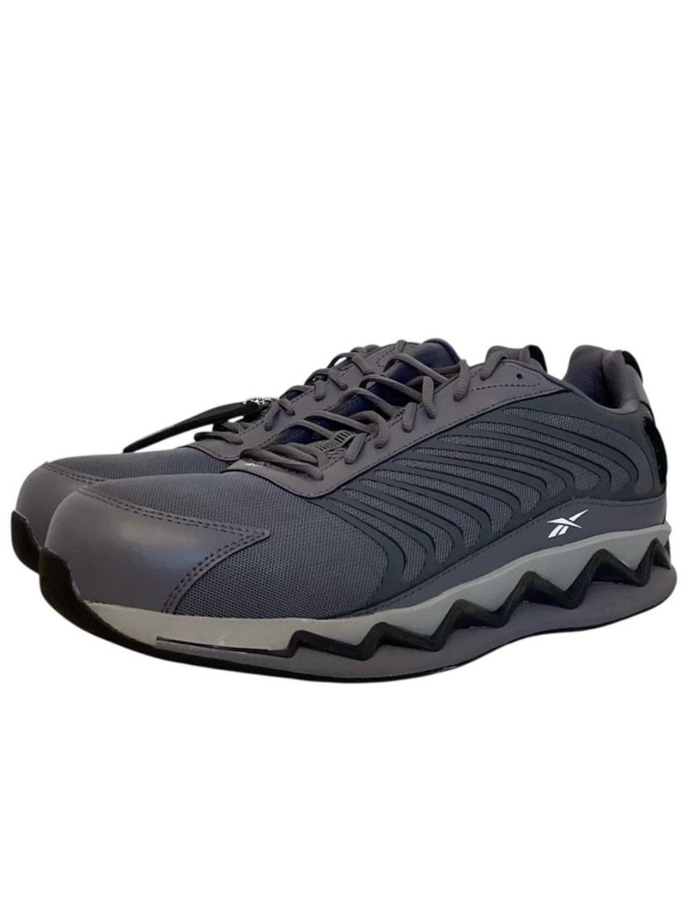 Reebok 15 M New Zig Elusion Heritage Work Men’s Sneakers Shoes Gray RB3224